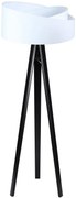 Lampa stojąca GEMSTONE biała/czarna BPS KONCEPT