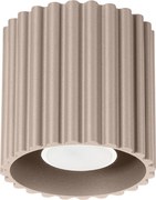 Lampa Sufitowa Minimalistyczny Aura, Aluminium - 1 Źródło - L.10 X H.10 Cm - Taupe