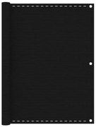 Czarny parawan balkonowy S5-R58