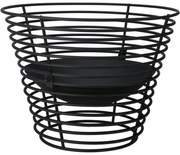 Metalowy kominek Modesto, 53 x wys. 40 cm