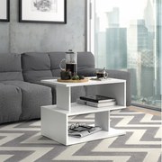 Stolik kawowy biały 59x39x45.4 shelby