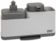 Dozownik na płyn do naczyń, mydło w płynie i z uchwytem na gąbkę NEO