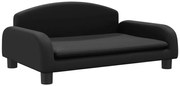 Czarna minimalistyczna sofa dla dzieci G3-B15
