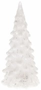 Choinka LED Douglas biały, 6,5 x 12 cm
