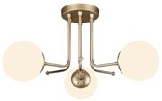 Lampa sufitowa w kolorze złota Squid Lighting Star, wys. 34 cm