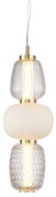 Lampa wisząca CARO GOLD 28W LED, nowoczesna