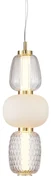 Lampa wisząca CARO GOLD 28W LED, nowoczesna