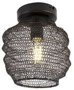 Orientalna lampa sufitowa czarna - Nidum Bene