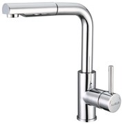 ALVEUS 1135365 - Bateria kuchenna SARA 29,7 cm z wyciąganą wylewką, chrom błyszc