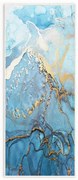 Niebieski chodnik odpowiedni do prania 80x200 cm Blue Waves – Oyo Concept