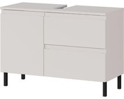 Kremowa niska szafka pod umywalkę 80x56 cm Salinas – Germania