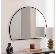 Atmosphera - Lustro ścienne ALICE 65x90 cm czarne