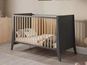 Łóżeczko Cosmo antracyt-sosna 120/60