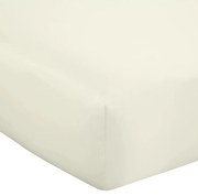 Beżowe satynowe prześcieradło z gumką 150x200 cm Silky Soft – Catherine Lansfield