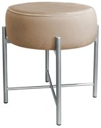 Taboret Pola noga metalowa szara MG06