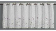 Biała firanka 135x45 cm Lavender – Sehlbach