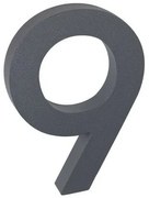 Aluminiowy numer domu 9, 3D powłoka strukturalna