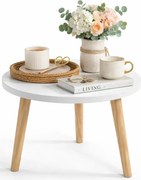 Skandynawski Stolik Biały Kawowy D8-R20