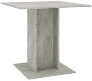 Betonowo-szary stół z płyty meblowej T2-B27