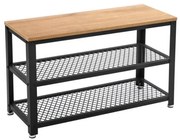 Szafka na buty z 2 półkami TAYLOR 73x45 cm, dekor dąb