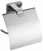 AQUALINE 1416-20 Uchwyt na papier toaletowy Apollo z pokrywą, srebrny
