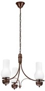 Brilagi - LED Żyrandol na łańcuchu COTTAGE 3xE14/40W/230V dąb/biały