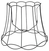 Metalowy klosz czarny 50/40 - Granny Frame Retro