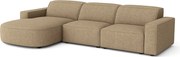 Narożnik modułowy Cursal B lewostronny – sofa narożna 282 × 166 cm, jasny brąz Raven 34, nowoczesny design