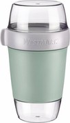 Westmark Trzyczęściowy pojemnik na żywność, 1150 ml, miętowyo-zielony, L