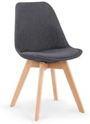 Krzesło tapicerowane K303 ciemnoszare HALMAR