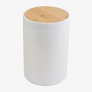 Kosz Na Śmieci Z Pokrywą Ulysse Biała - Sklum