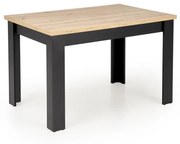 Stół rozkładany BAGIO 120(160)x80 dąb artisan/czarny HALMAR