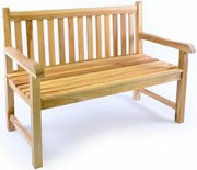 Ławka ogrodowa 2-osobowa drewniana 120 cm