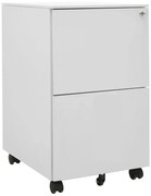 Kontenerek jasnoszary na kółkach E6-R21