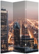 Parawan - Świecąca metropolia (126x170 cm)