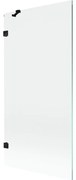 Mexen Lunar parawan nawannowy 1-skrzydłowy 90 x 150 cm, transparent, czarny - 897-090-000-70-00