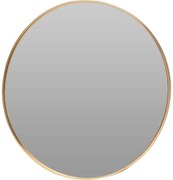 Lustro ścienne Golden, 40 cm, metalowa rama