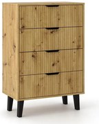 Stylowa komoda na nóżkach dąb artisan Z8-M30