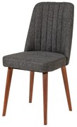 Krzesło do jadalni Vina Anthracite and Walnut