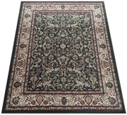 Zielony stylowy dywan w stylu rustykalnym S1-H95