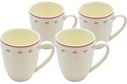 Mäser Zestaw kubków do kawy Lova Red 390 ml, 4szt.