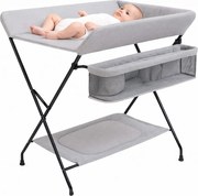 Szary przewijak dziecięcy składany E4-H46