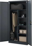 Socjalna szafa ubraniowa Dawid 90x45x185 cm antracyt