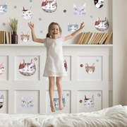 Naklejki na ścianę - Koty