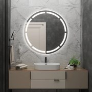 Okrągłe LED lustro do łazienki z oświetleniem C2