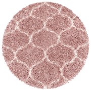 Różowy okrągły dywan ø 200 cm Salsa – Ayyildiz Carpets