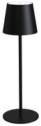 LED ściemniana ładowalna lampka biurkowa LED/4W/4000 mAh 3000/4000/5500K IP44 czarna