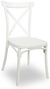 Białe krzesło stołowe w stylu chiavari W5-E77