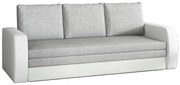 Sofa rozkładana z funkcją spania INVERSA szara/biała ELTAP