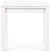 GRACJAN stół kolor biały, rozkładany, kwadrat, prostokąt
